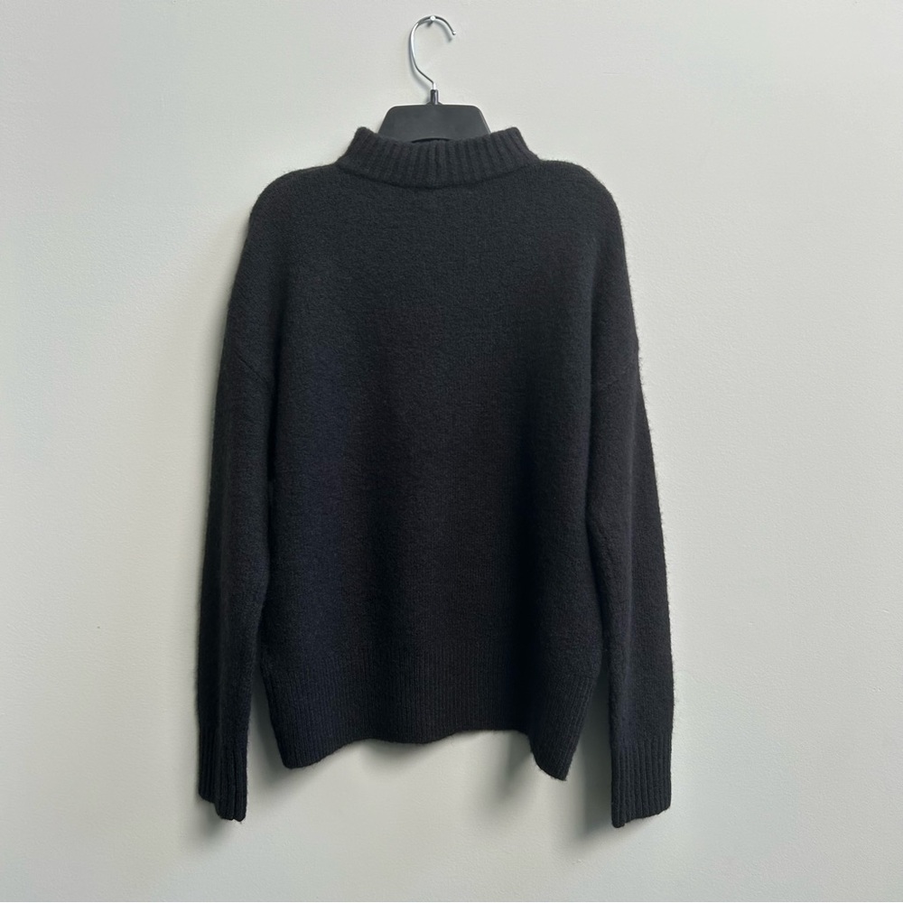 NWOT Madewell Dillon Mockneck Pullover Black Sweater Size XS - Picture 8 of 10